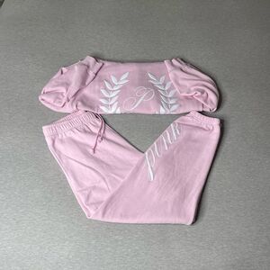 Victoria’s Secret PINK Ivy Fleece Campus Full-Zip Hoodie & Sweats 2 PCS. Set